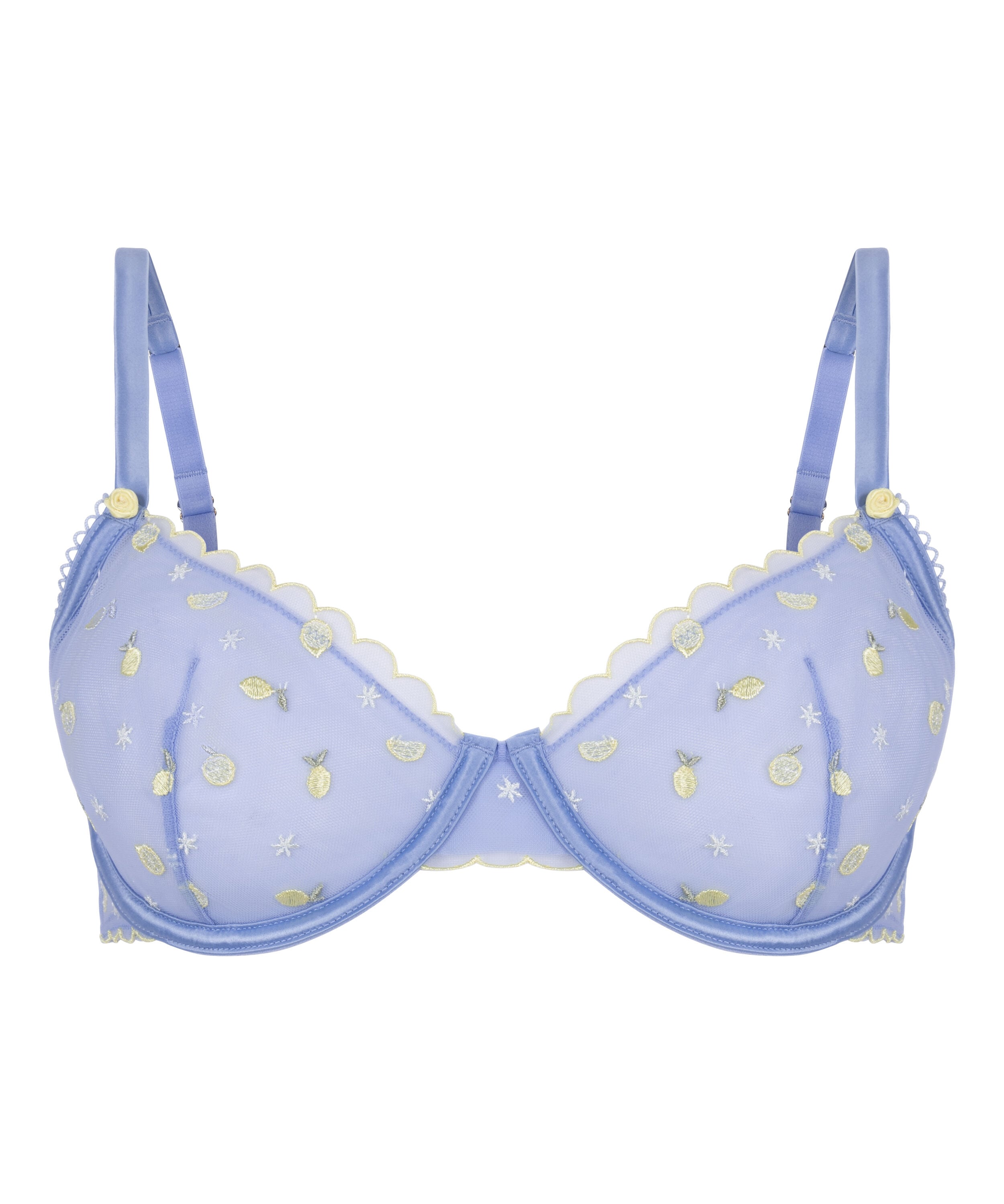 Non-Padded Underwired Bra Harriet, Blue
