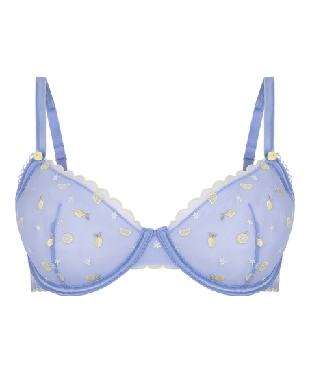 Non-Padded Underwired Bra Harriet, Blue