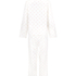 Pyjama Set Cotton Hearts, White