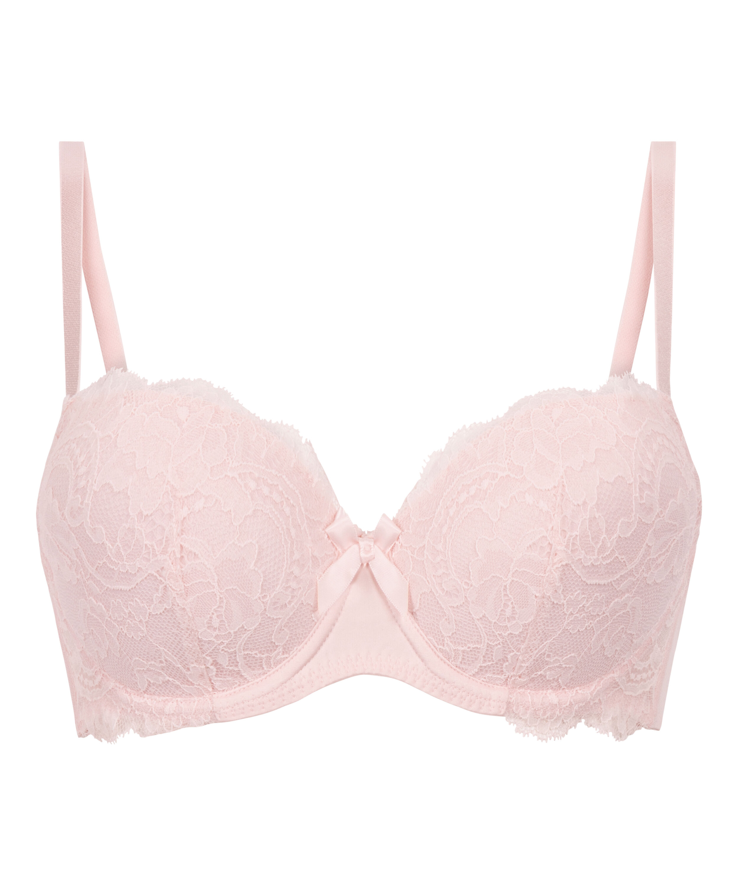 Teddy Padded Underwired Bra, Pink