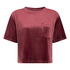 Top Velours Pocket, Red