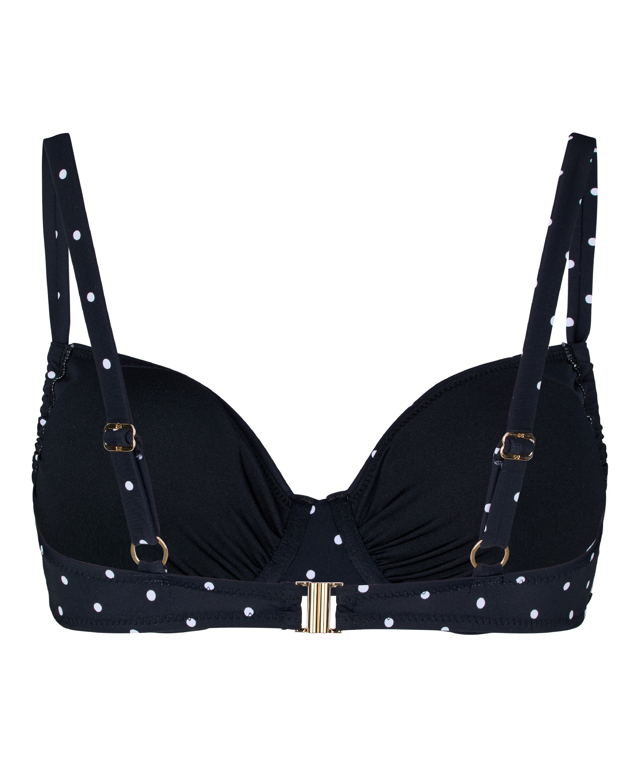Padded Underwired Bikini Top Bardolino, Black, main