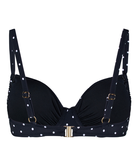 Padded Underwired Bikini Top Bardolino, Black
