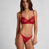 Isabelle Non-Padded Underwired Bra, Red