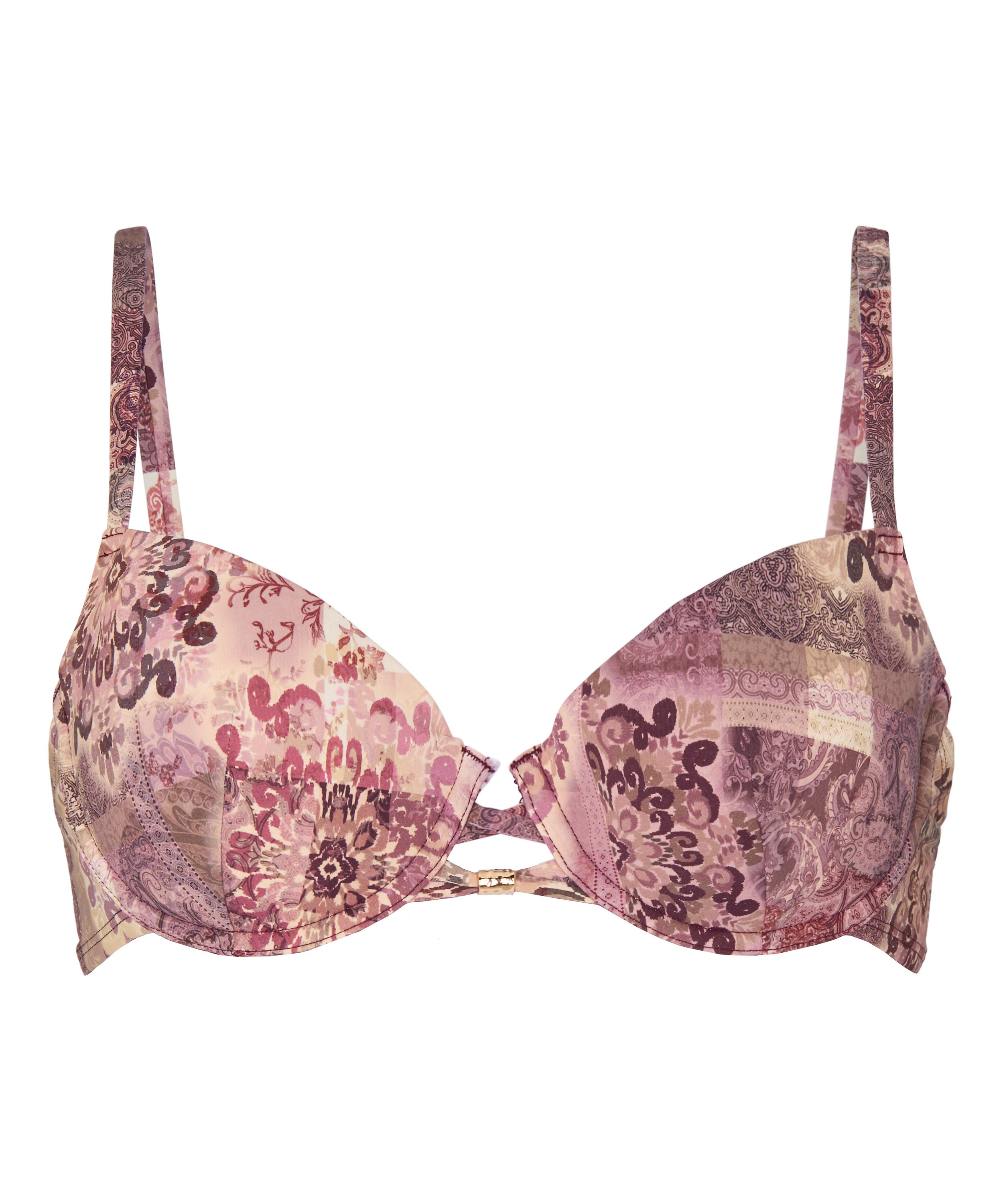 Padded Underwired Bikini Top Ibiza, Purple, main