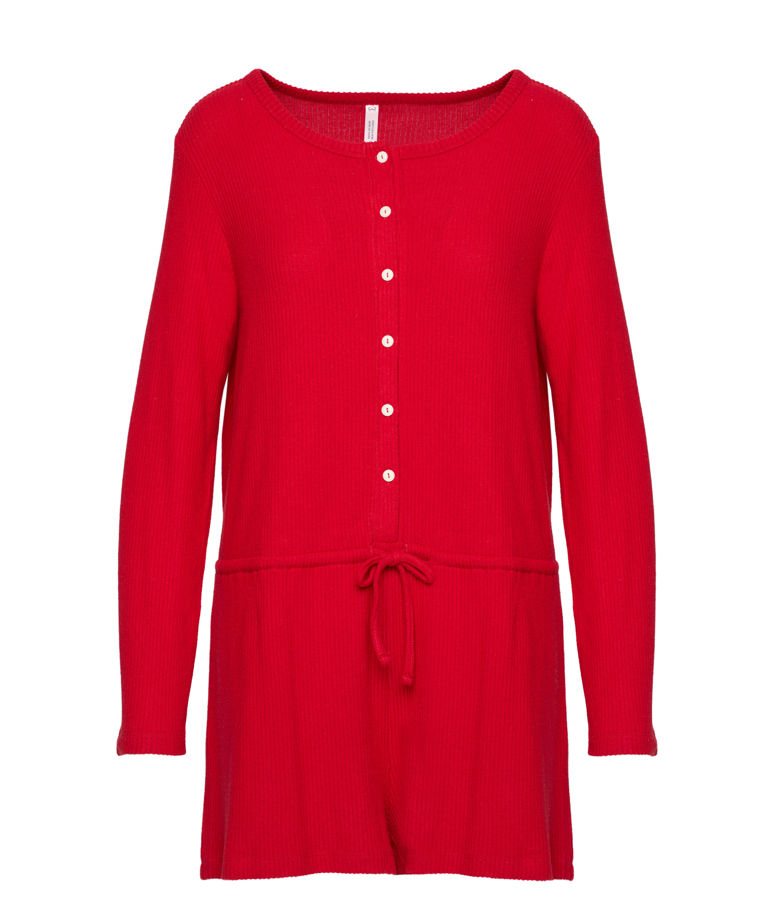Onesie Short Jersey Rib, Red