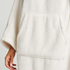 Snuggle Fleece Lounge Dress, White