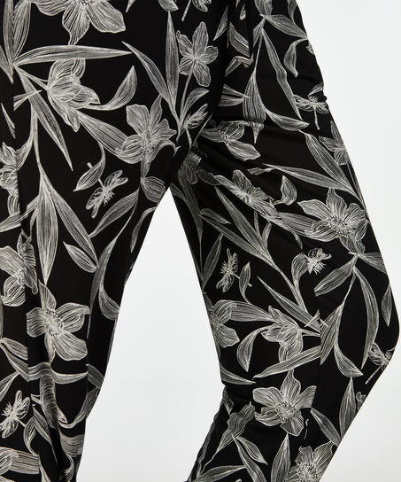 Jersey Pyjama Pants, Black