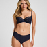 Marine Non-Padded Underwired Bra, Blue