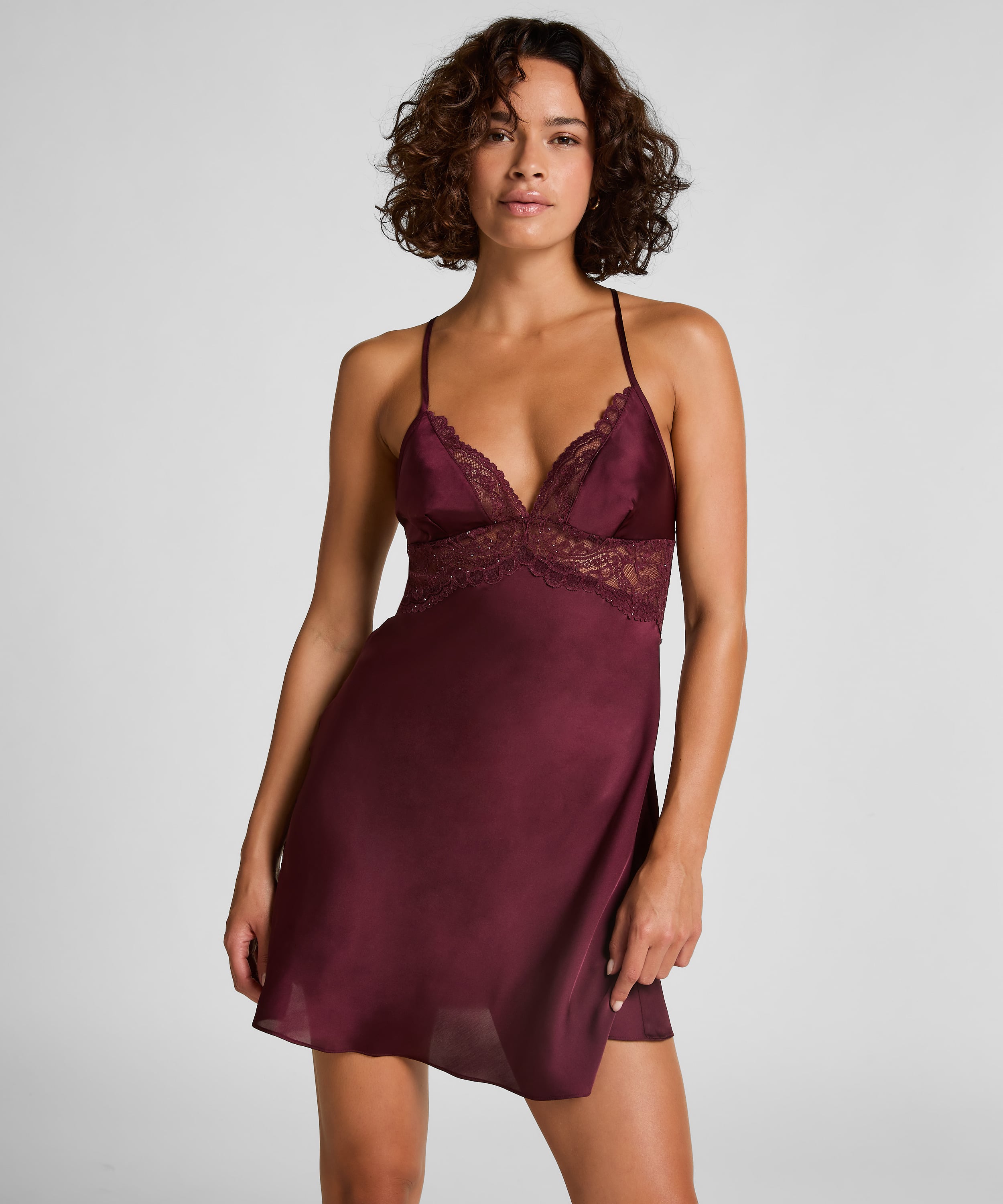 Isadora Slipdress, Red, main