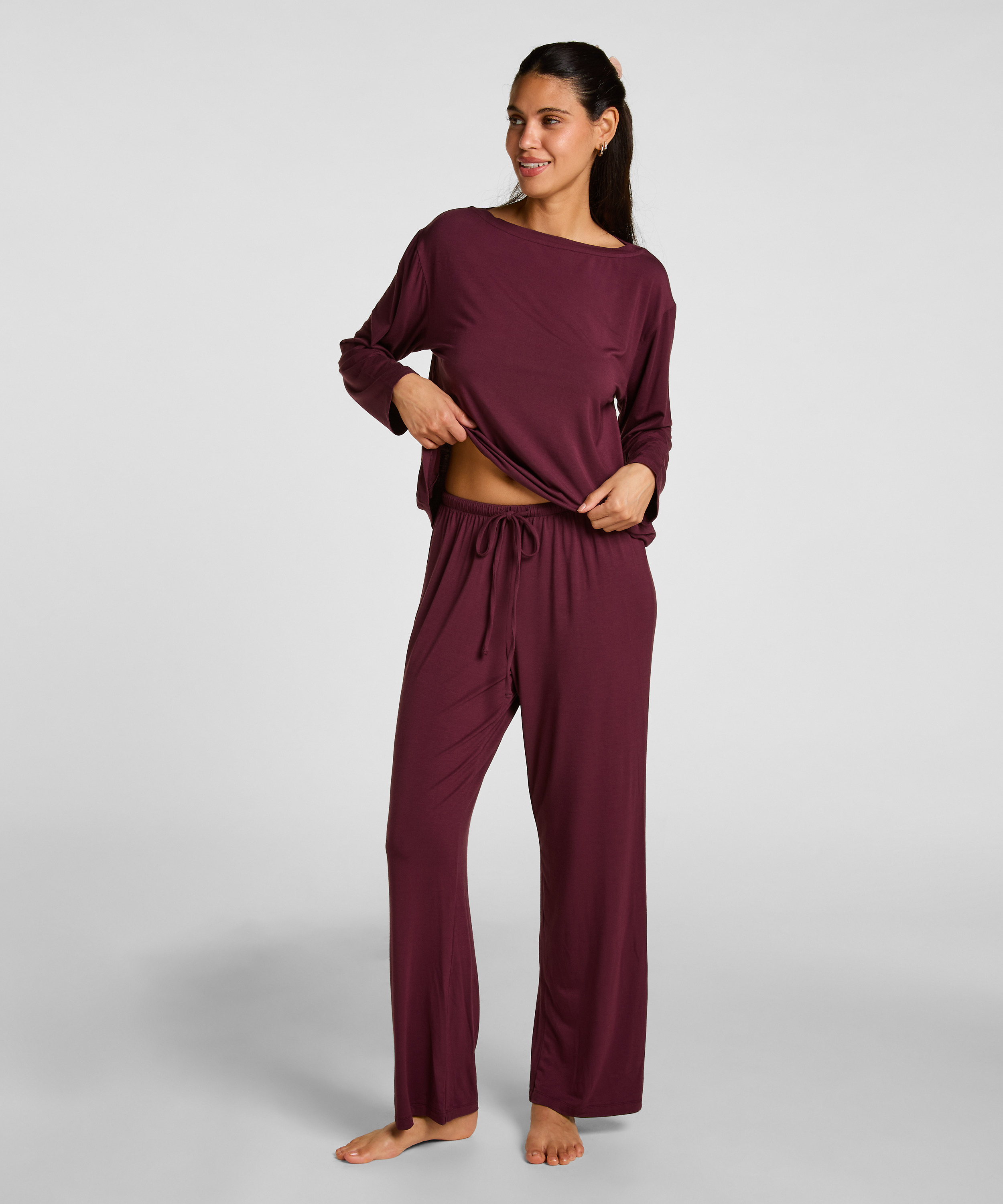 Essential Jersey Long-Sleeved Jacket, Purple, main
