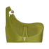 Holbox One Shoulder BikiniTop, Green