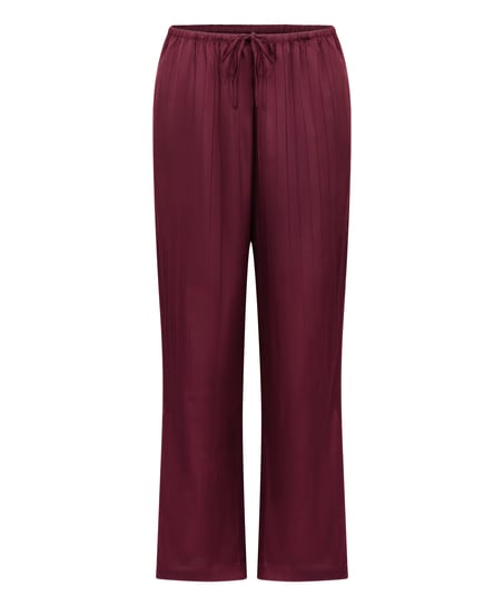 Satin Pinstripe Trousers, Purple