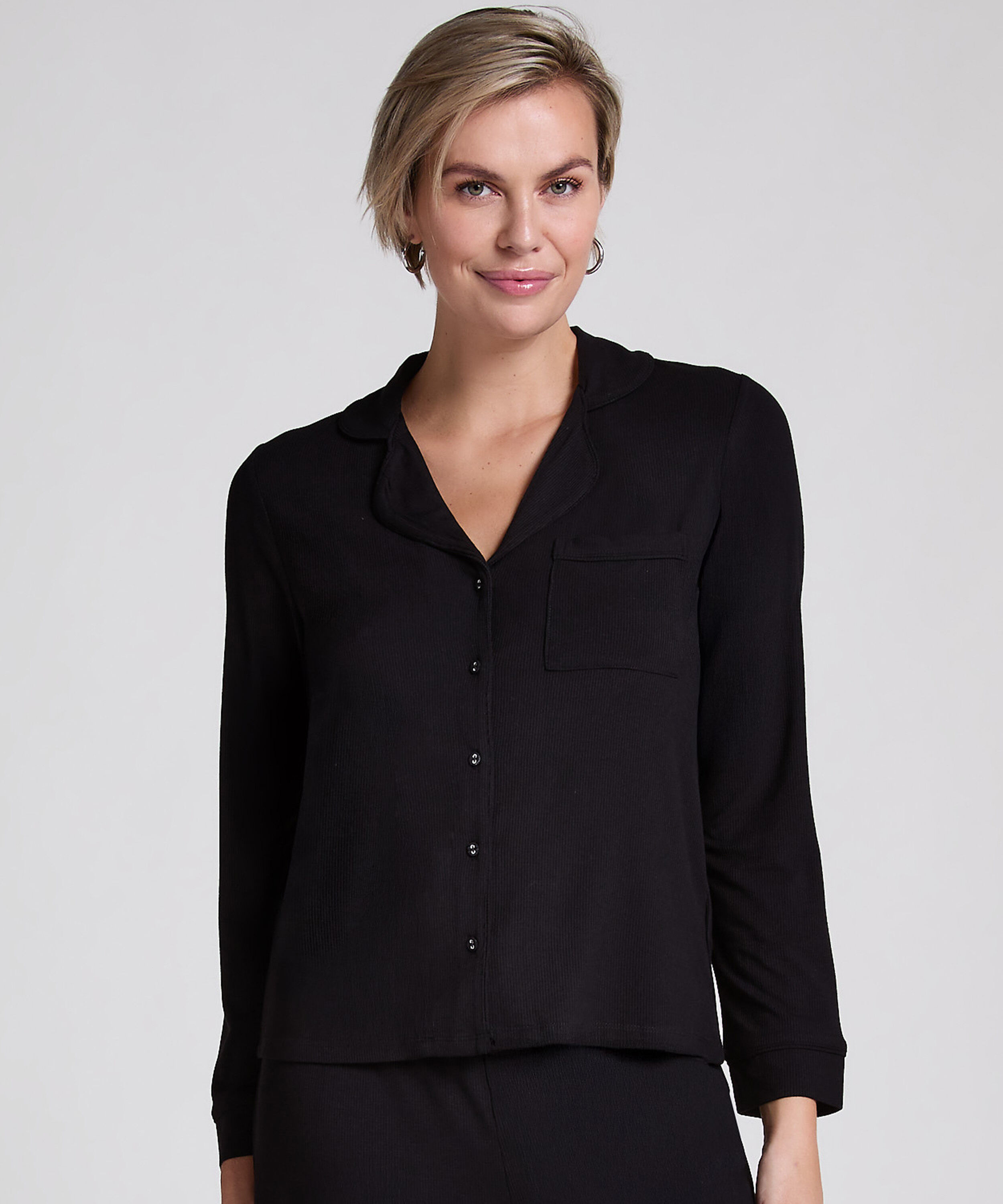 Jacket Rib Essential, Black