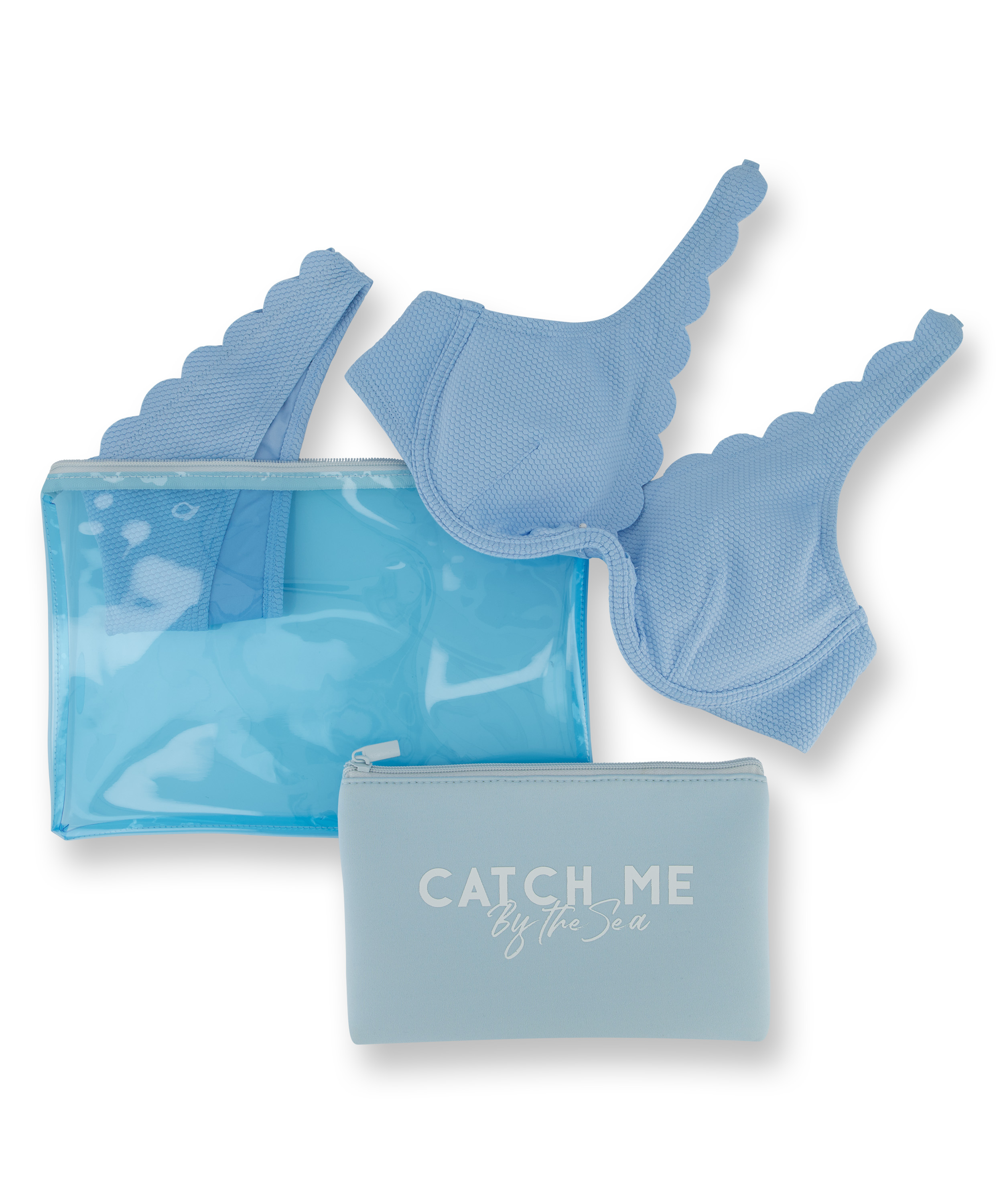 Bikini Clutch, Blue, main