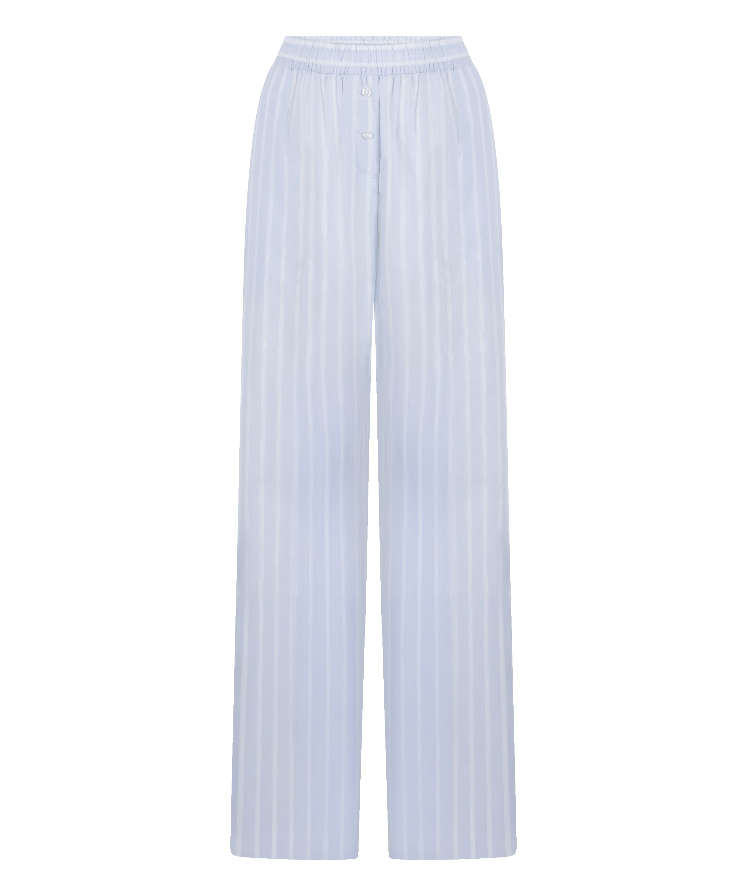 Pant Woven Cotton Stripe, Blue, main