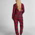 Flannel Pyjama Pants, Red