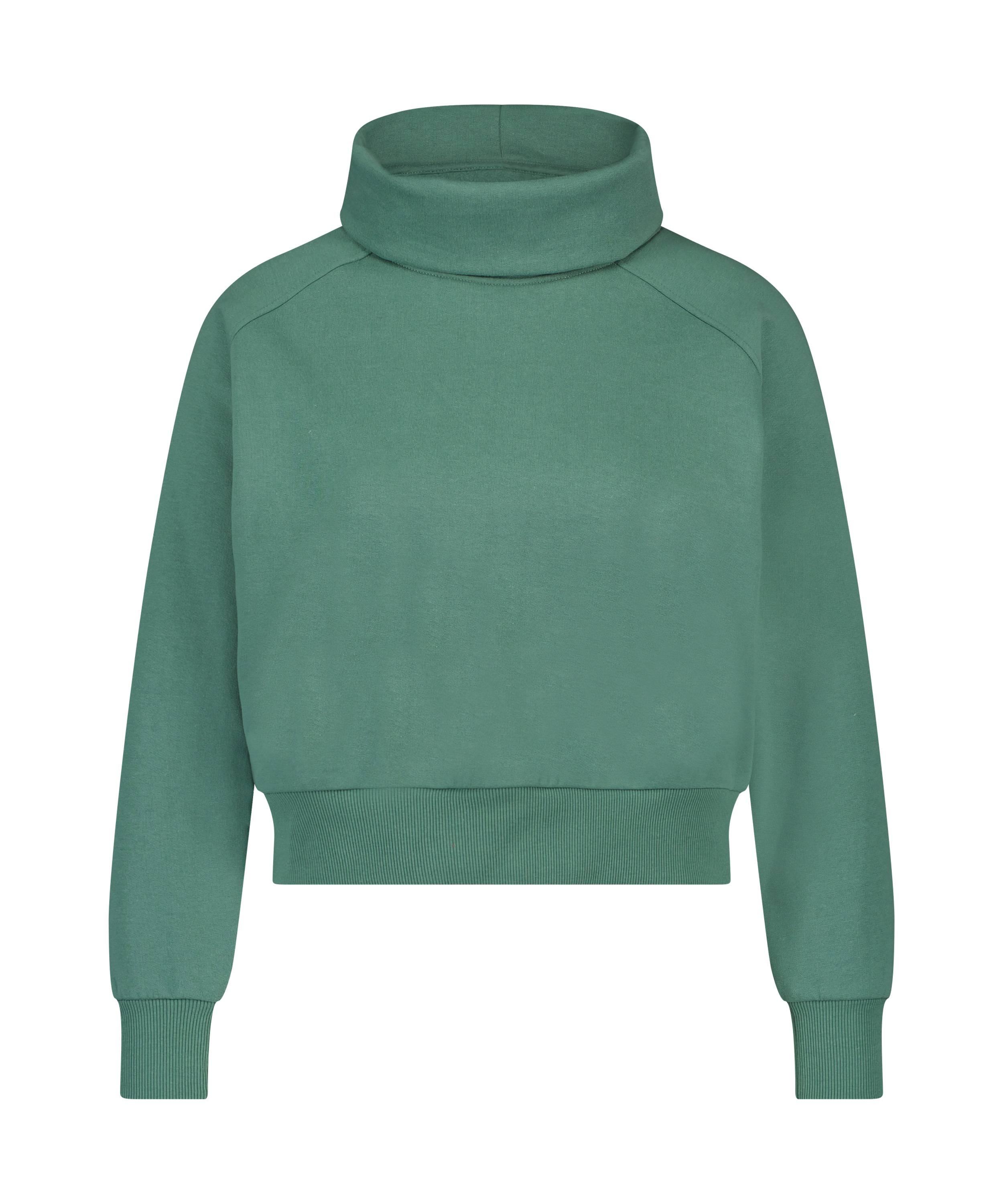 Funnel Neck Sweater, Green, main