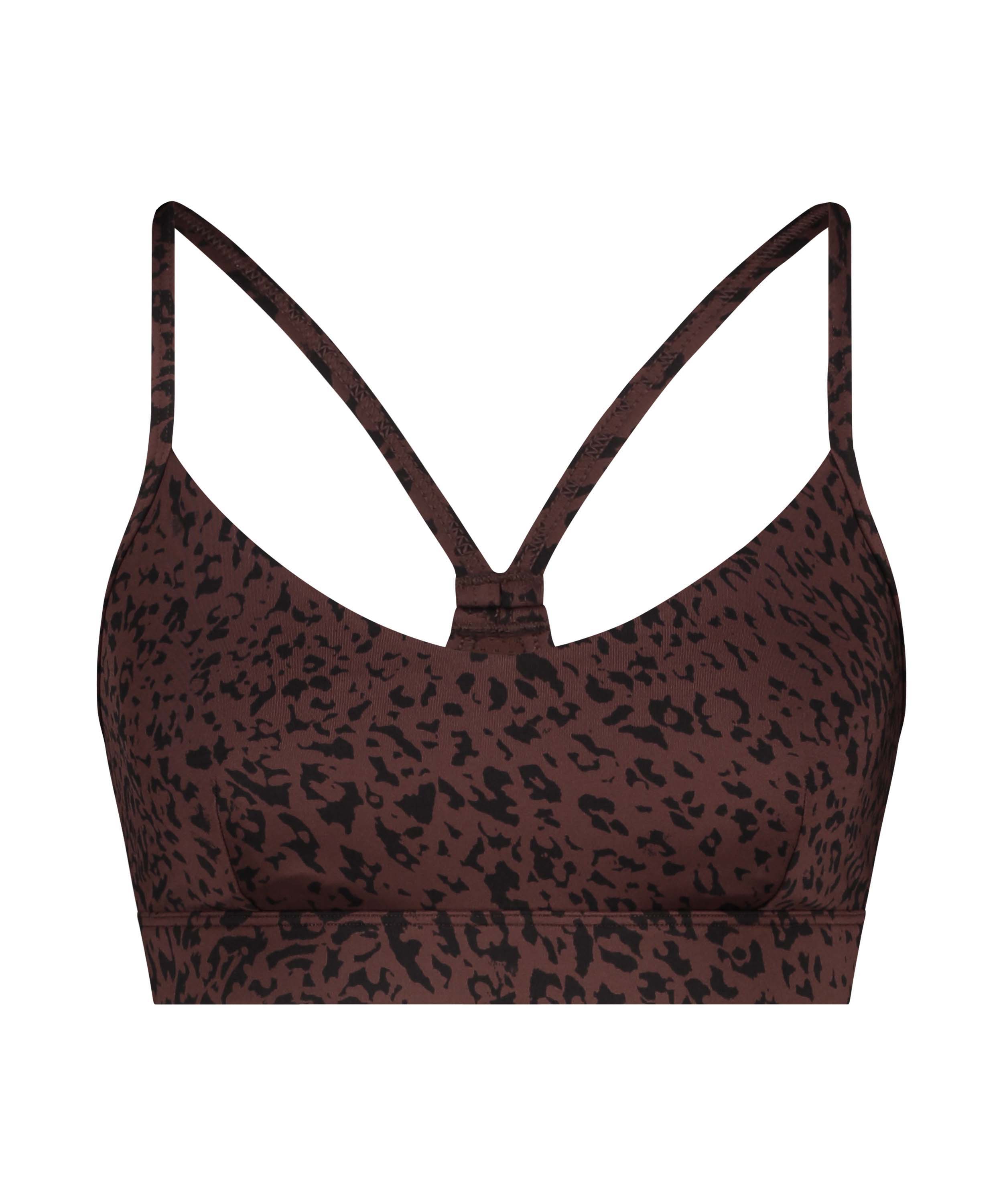 HKMX Sports Bra Level 1, Brown, main