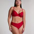 Luna Bikini Top, Red