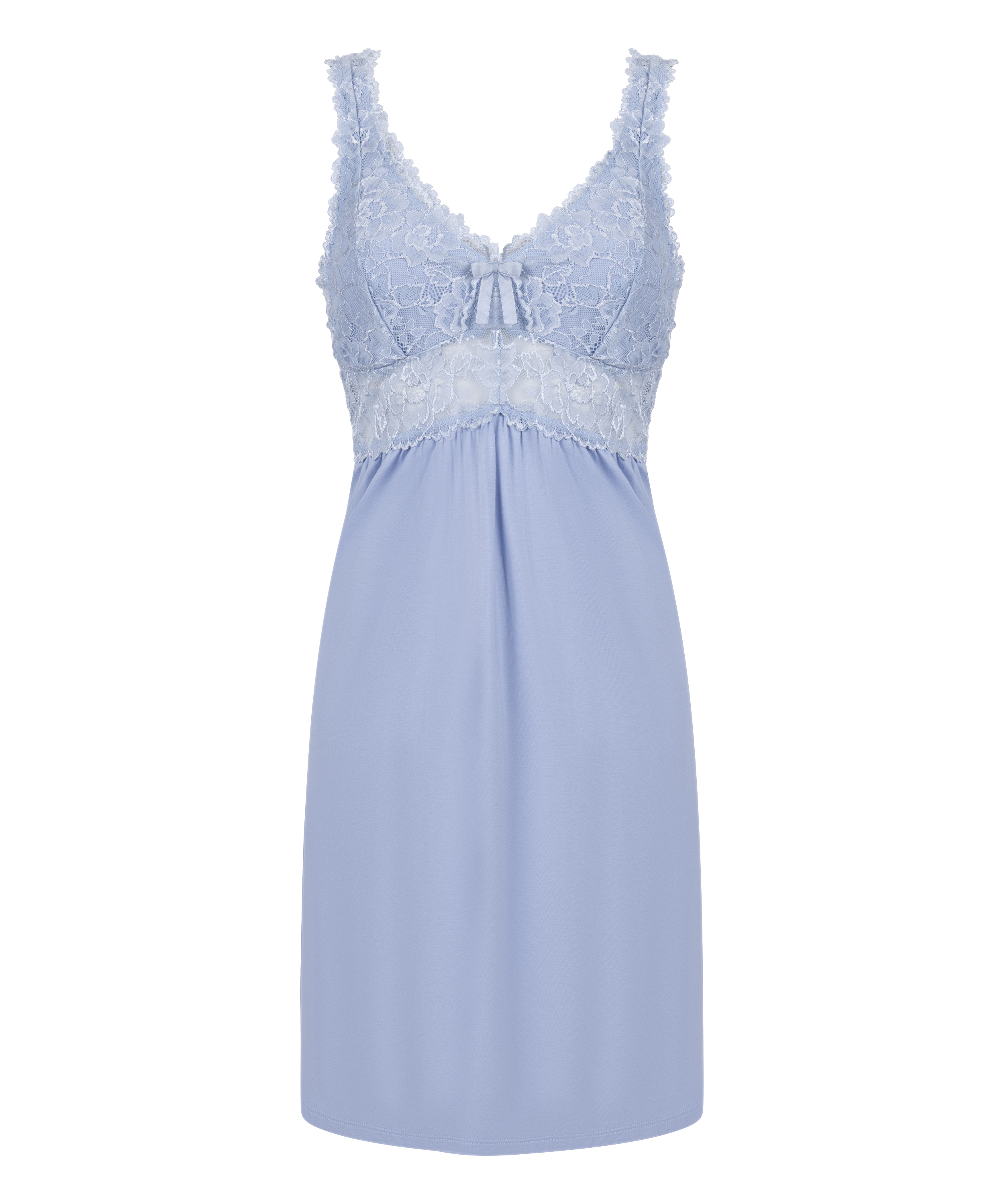 Nora Lace Slip Dress, Blue, main