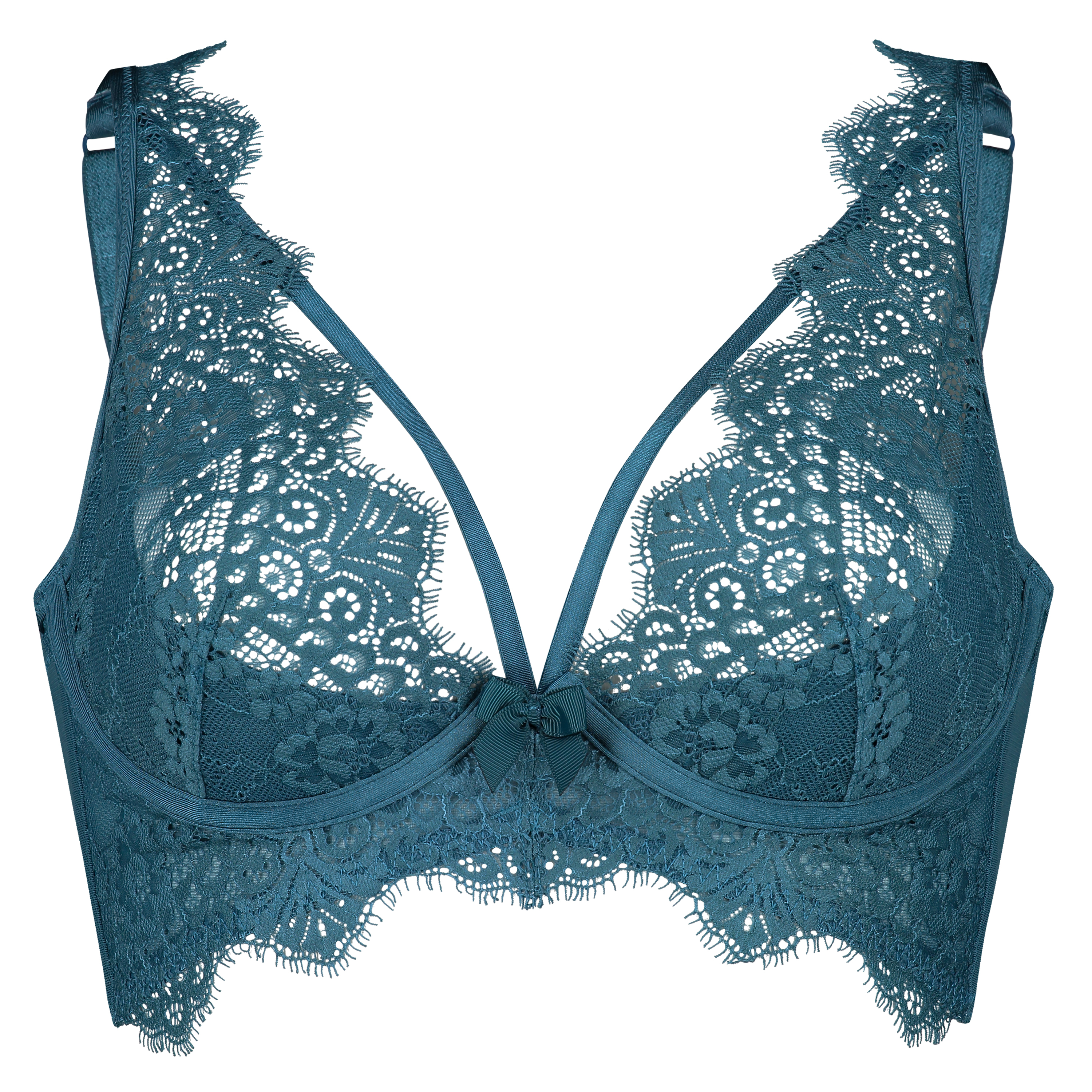 Marilee Non-Padded Underwired Bra, Blue, main