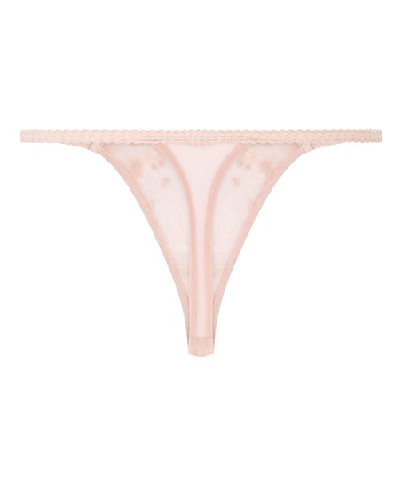 Chloe Highleg String, Pink
