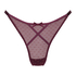 Nikki High Leg Thong, Purple