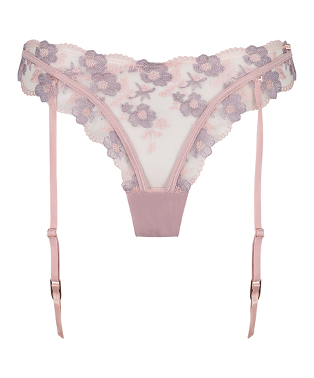 Sofia Suspender Thong, Purple