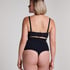Seamless Enhancing High Waisted Thong, Black