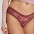 V-shaped Brazilian knickers mesh, Pink