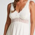 Nora Lace Slip Dress, White