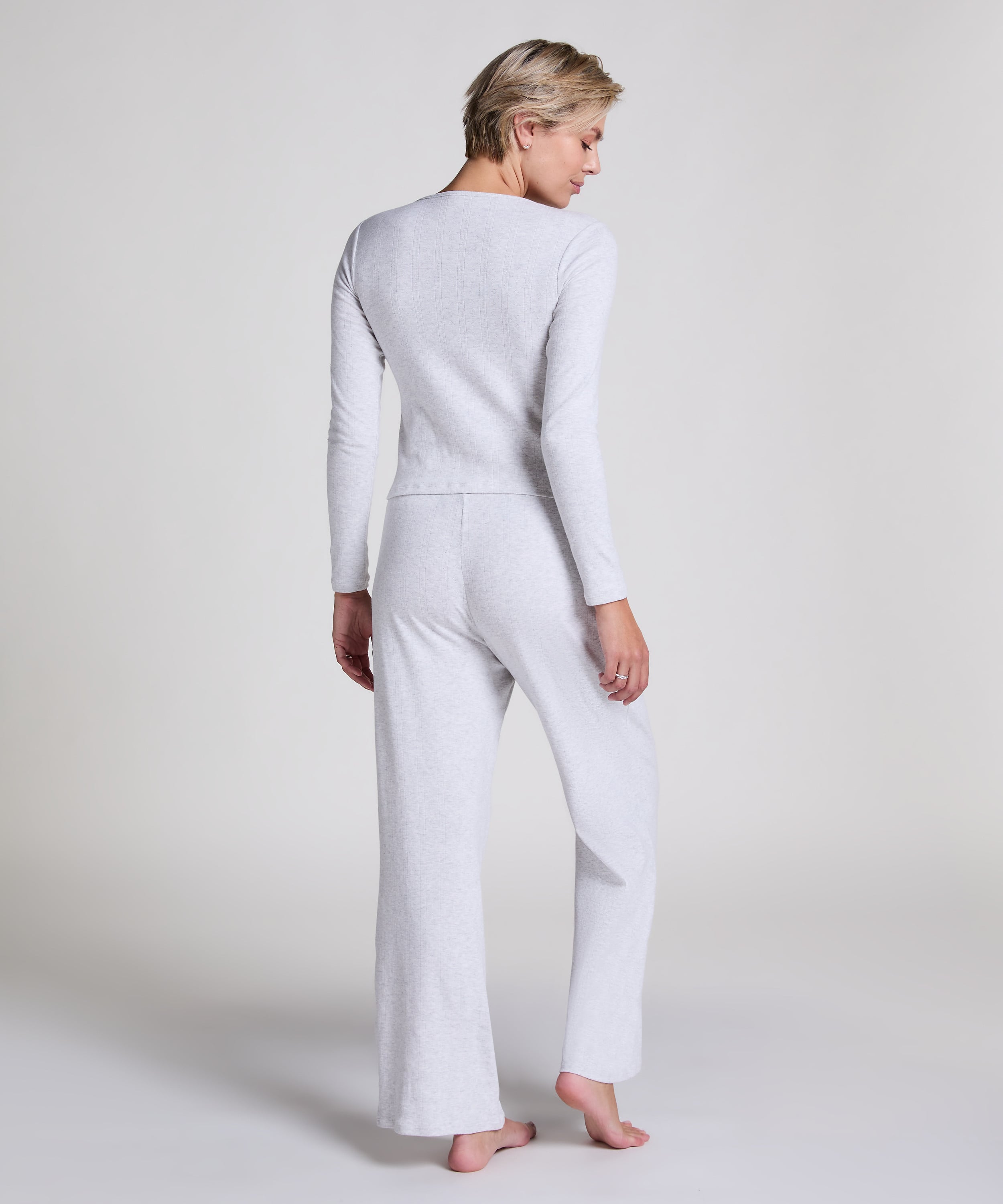 Pyjama Top, Gray, main
