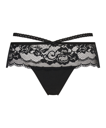 Quinn thong boxers, Black
