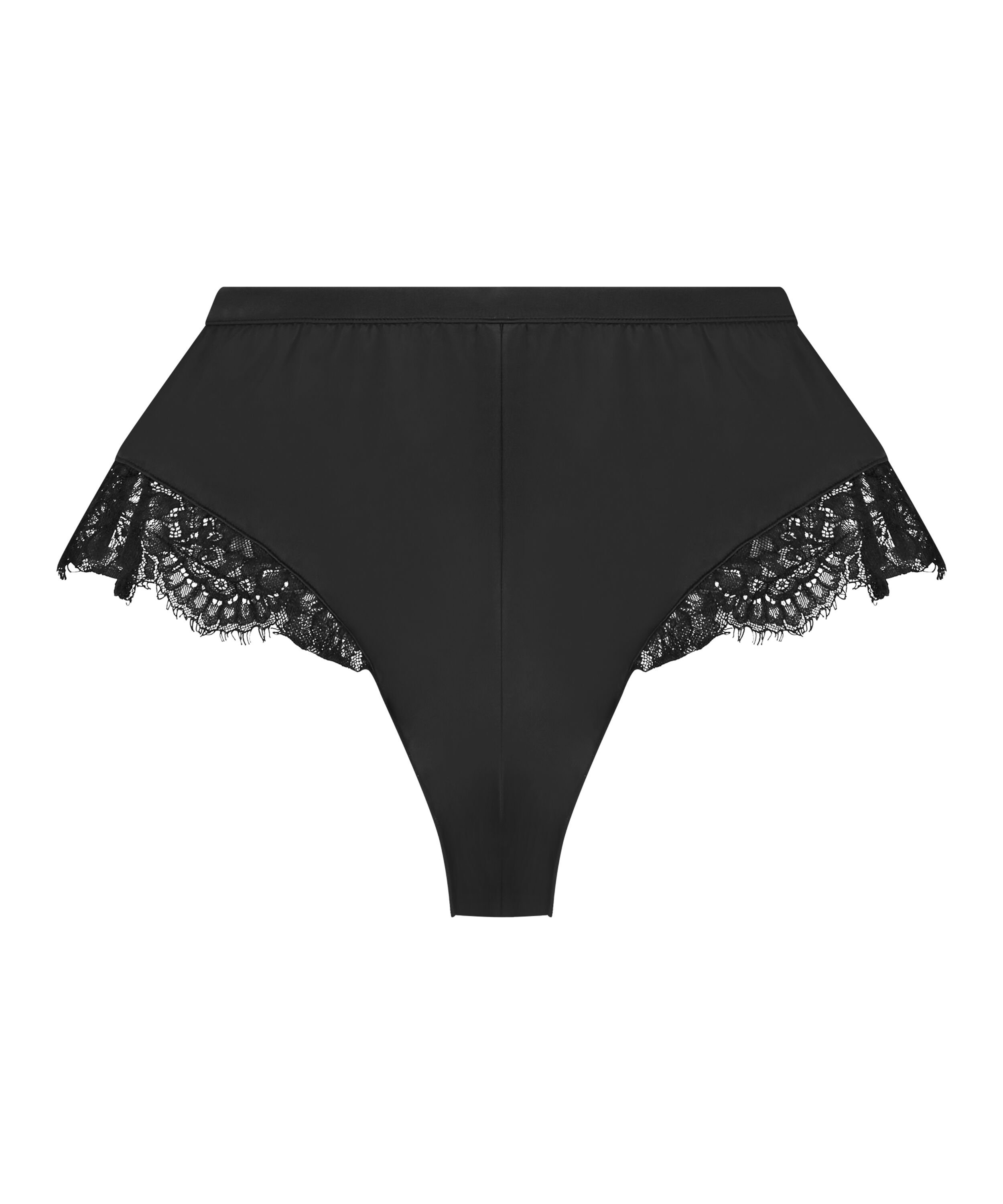 Valerie Lace French Knicker, Black