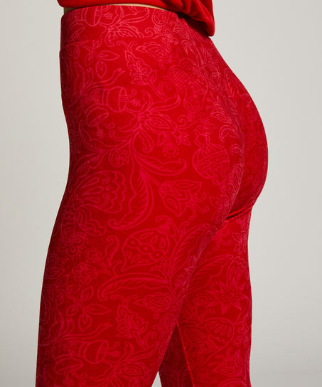Legging Velours, Red