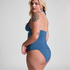 Scallop Rio Bikini Bottoms, Blue