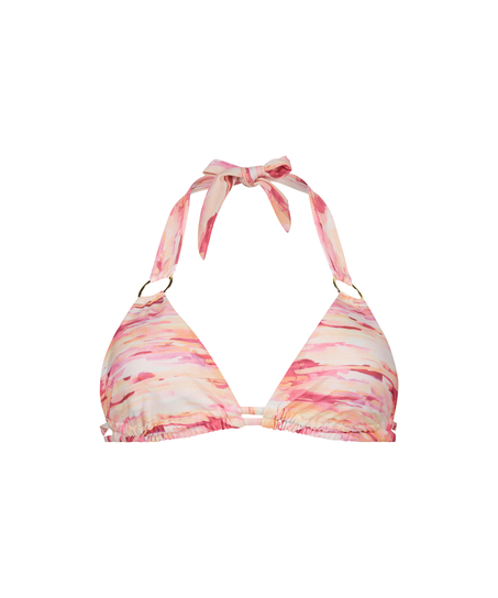 Amalfi Triangle Bikini Top, White