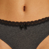 Cotton thong, Gray