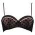 Padded underwired bra Kiara, Black