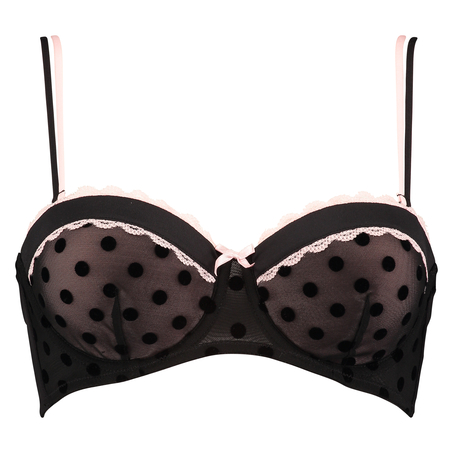 Padded underwired bra Kiara, Black