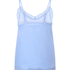 Velours Lace Cami Top, Blue