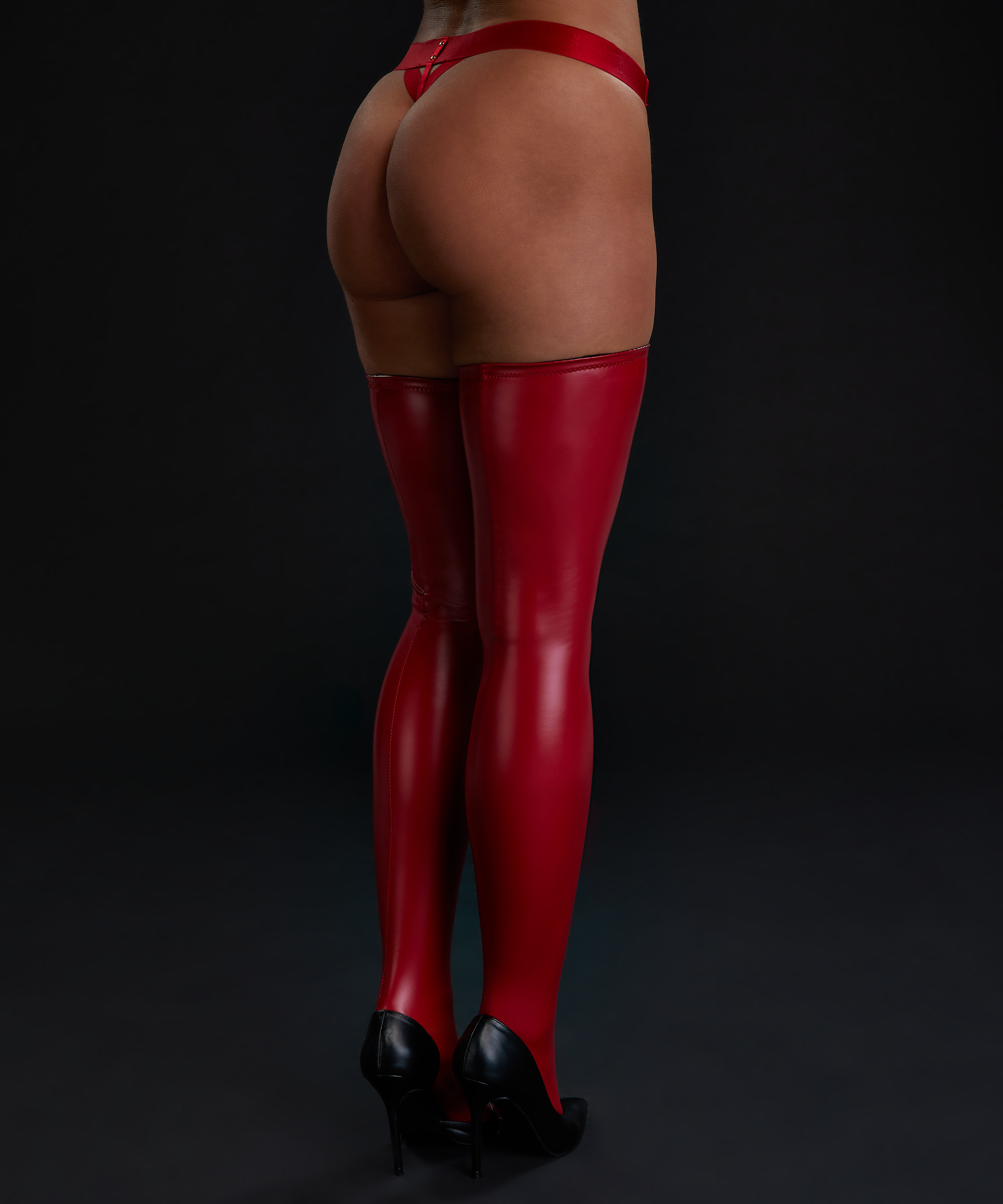 Private Hold-Ups Leather-look, Red, main