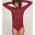 super soft Boatneck shirt with Cashmere, Red
