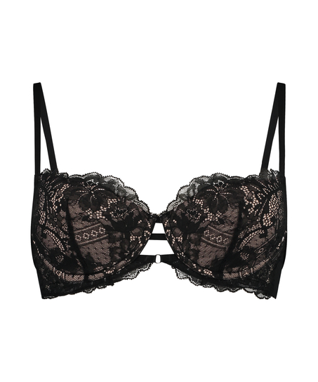 Josefina Padded Underwired Bra, Black