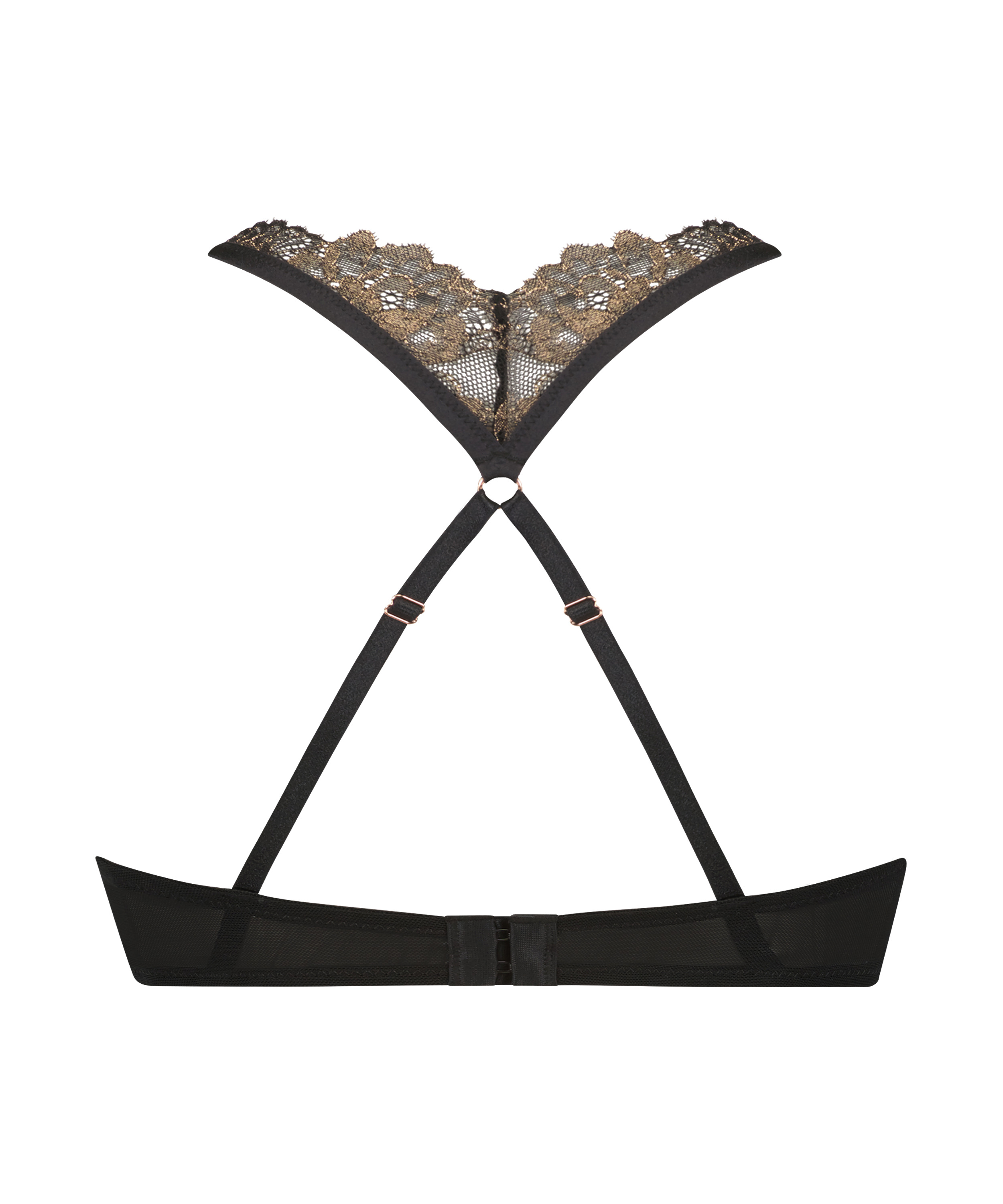 Lexi Padded Non-Wired Bra, Black, main