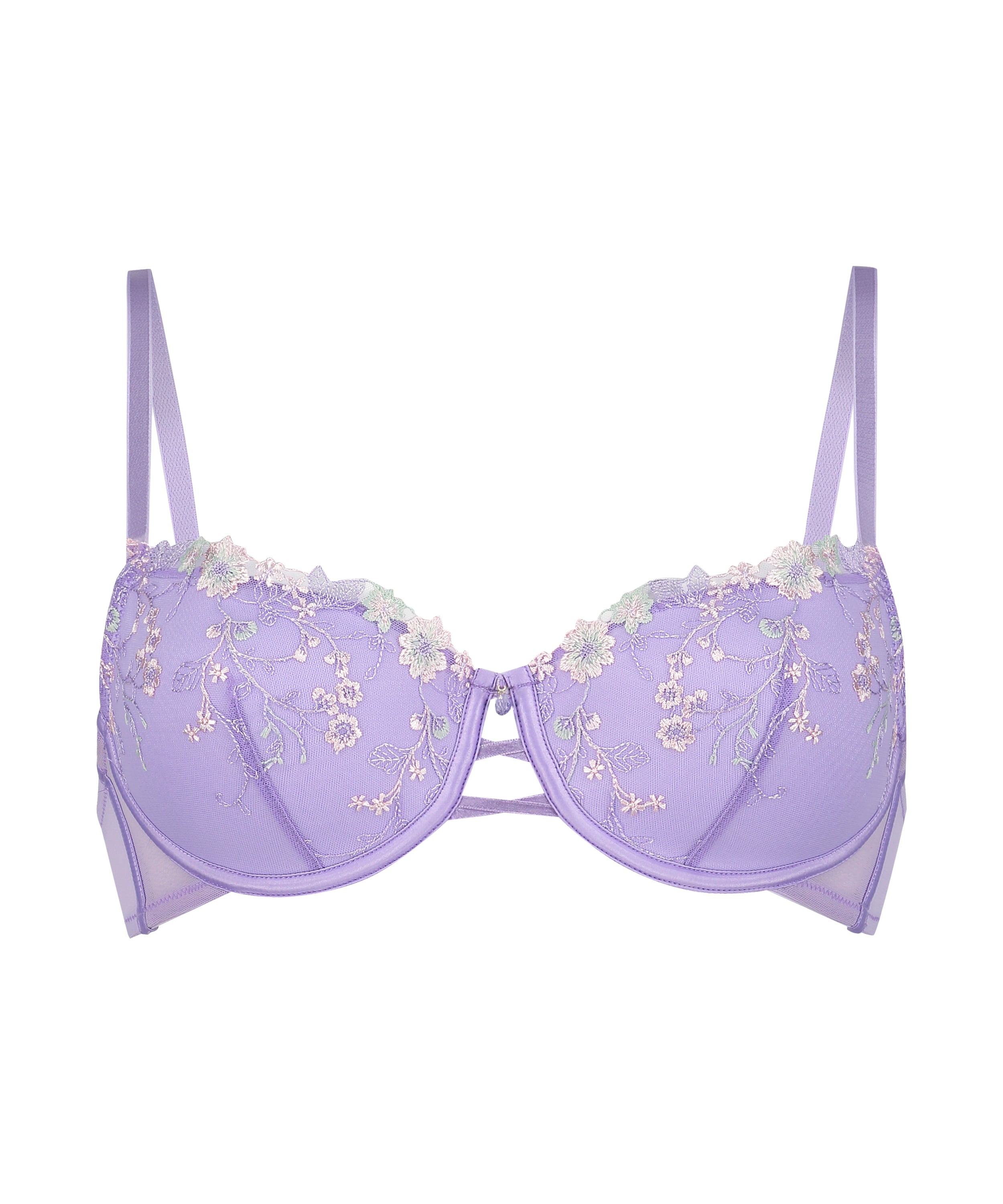 Lillia Padded Underwired Bra, Purple, main