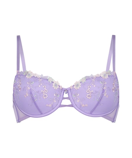 Lillia Padded Underwired Bra, Purple