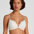 Marine Padded Push-Up Underwired Bra, White