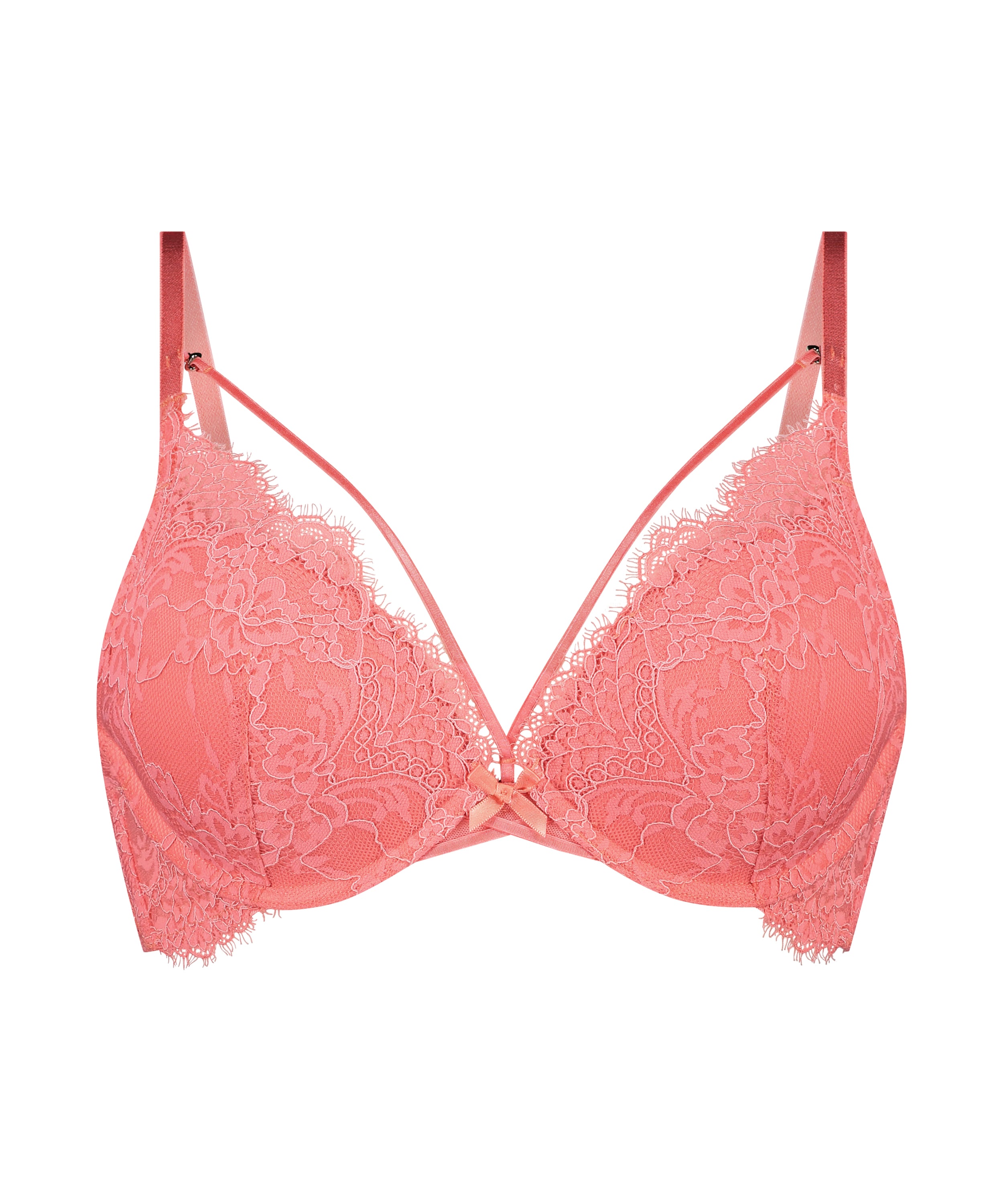 Arabella Padded Push-Up Underwired Bra, Pink, main
